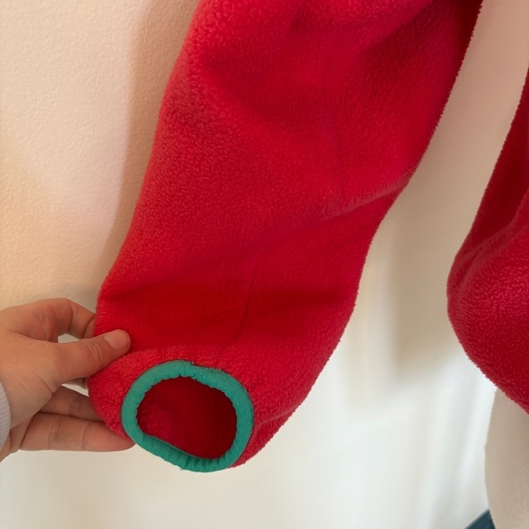 Vintage Patagonia Fleece Kids L Pink 1/4 Zip Made In USA Cozy Thick - Picture 4 of 10